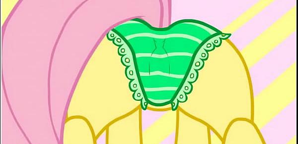  fluttershy striptis